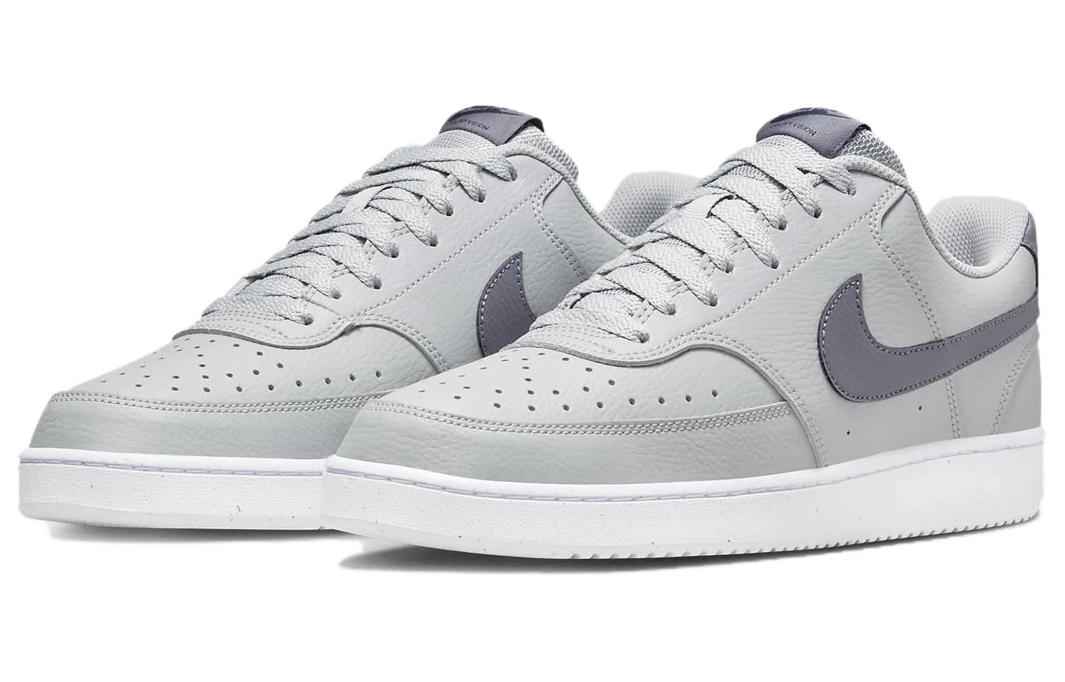 商品[国内直发] NIKE|Court Vision Low Next Nature 低帮 板鞋 男款 灰色,价格¥751,第4张图片详细描述