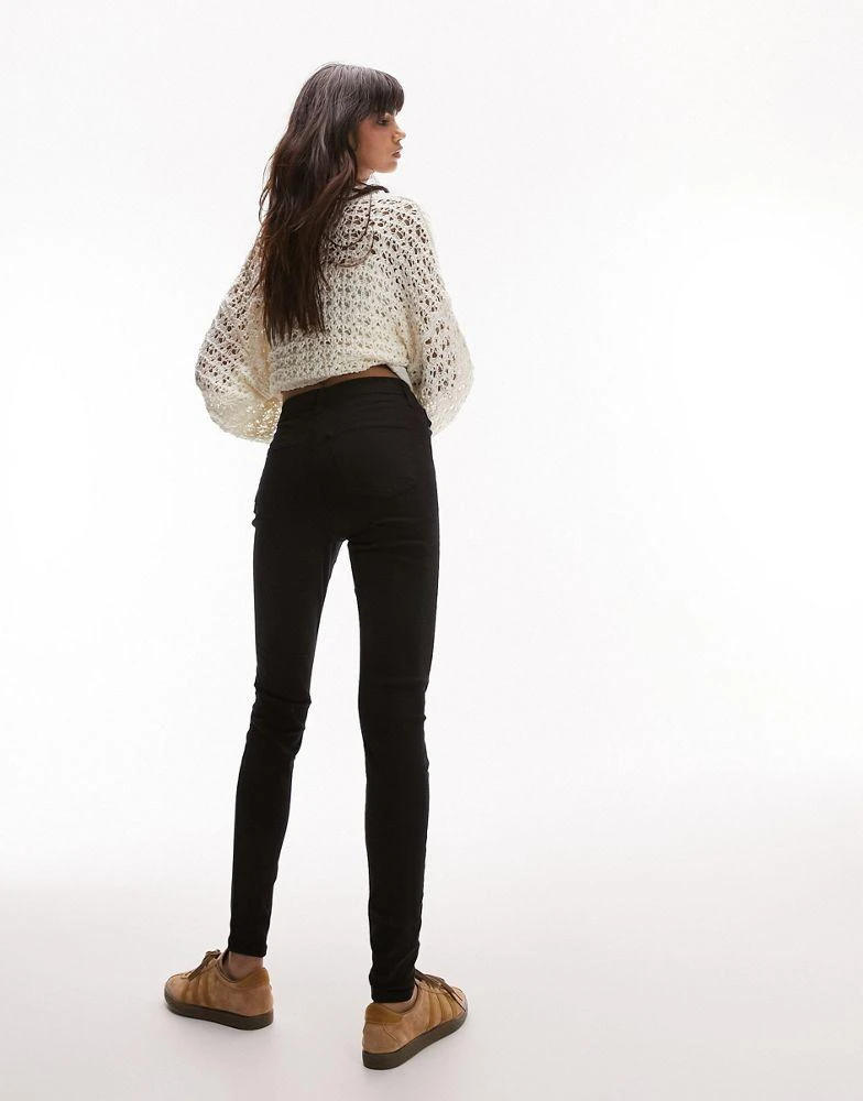 商品Topshop|Topshop Jamie jeans in black,价格¥119,第2张图片详细描述