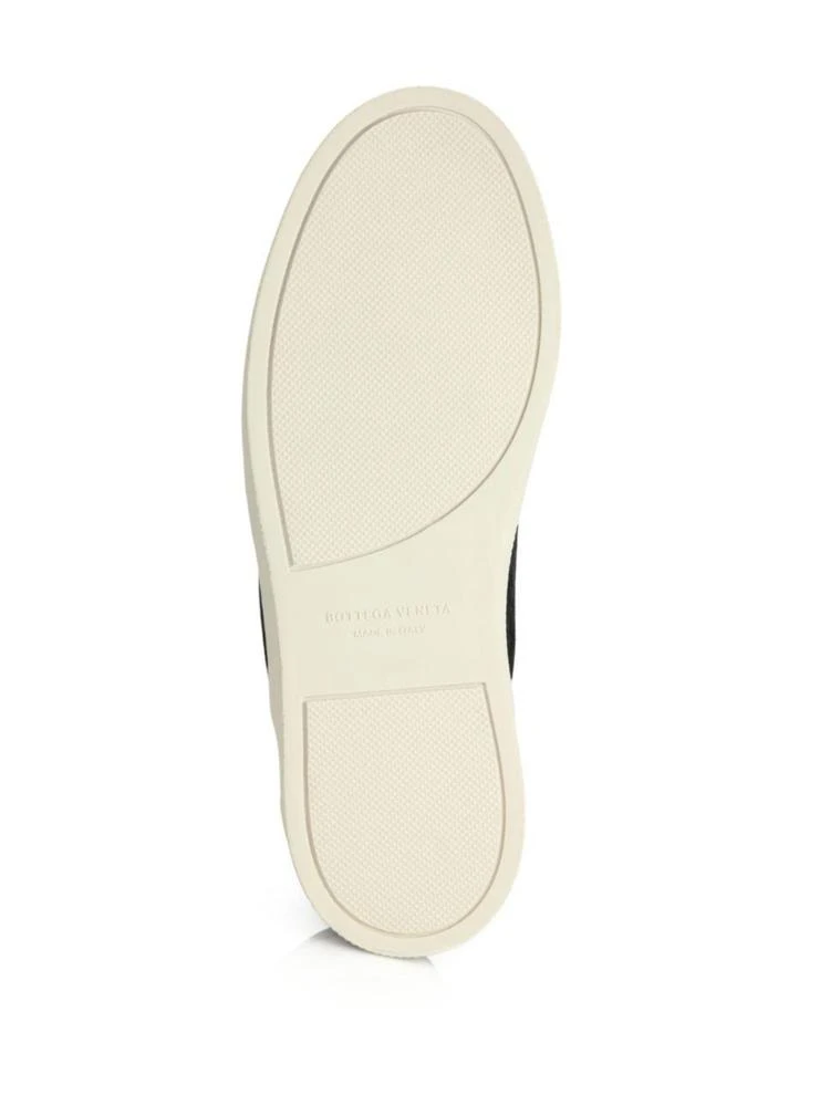 商品Bottega Veneta|Bottega Veneta - Dodger Intrecciato Slip-On Suede Sneakers,价格¥1911,第4张图片详细描述