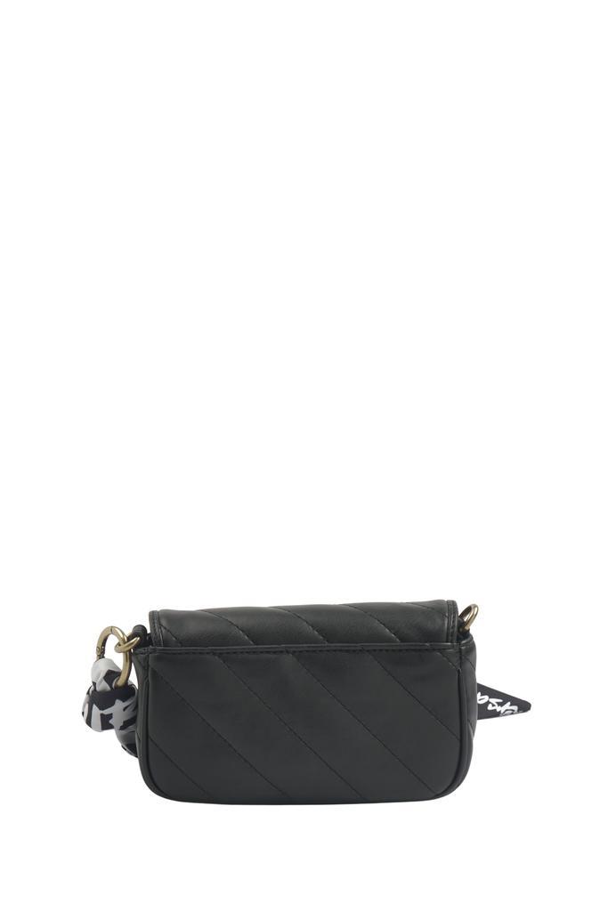 商品Versace|Jeans Women's Black Faux Leather Shoulder Bag,价格¥1216,第5张图片详细描述
