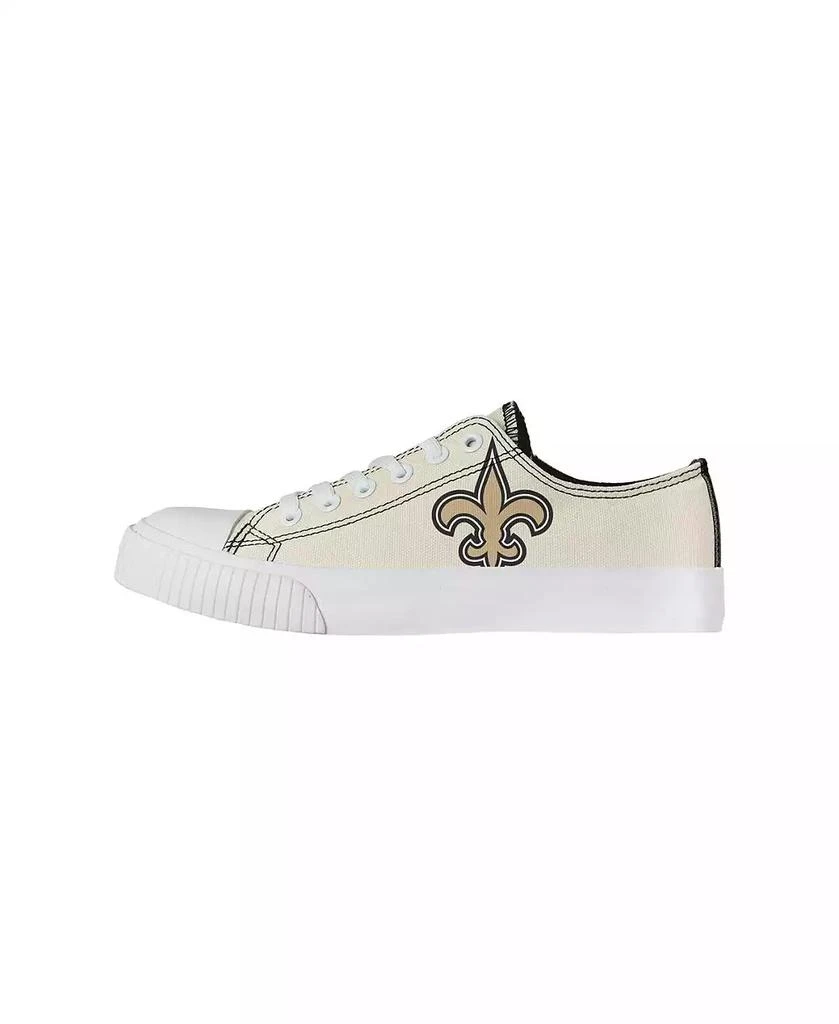 商品FOCO|Women's Cream New Orleans Saints Low Top Canvas Shoes,价格¥447,第2张图片详细描述