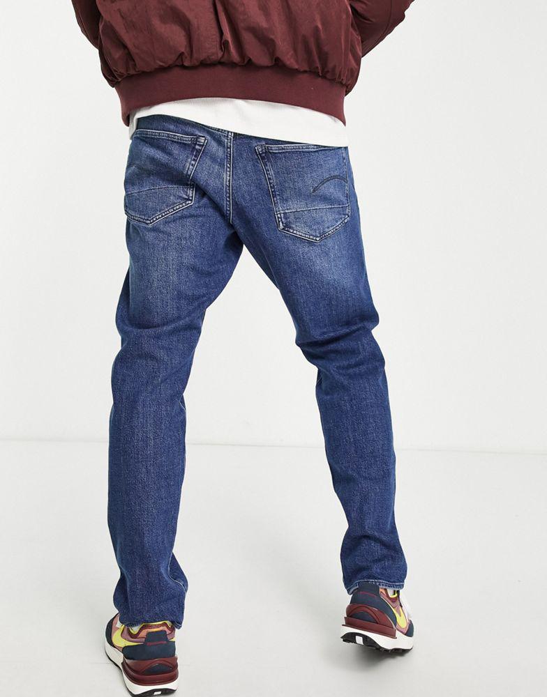 商品G-Star|G-Star 3301 straIght tapered jeans in mid wash,价格¥430,第6张图片详细描述