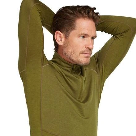 商品Icebreaker|260 ZoneKnit 1/2-Zip Long-Sleeve Top - Men's,价格¥801,第4张图片详细描述