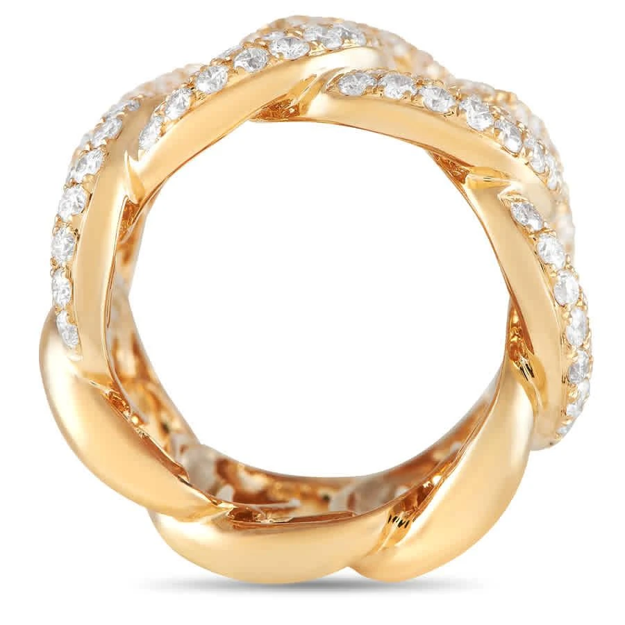 商品LB Exclusive|18K Yellow Gold 3.10ct Diamond Wide Band Ring,价格¥33953,第2张图片详细描述