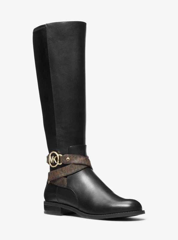 商品Michael Kors|Rory Leather and Logo Boot,价格¥1642,第1张图片