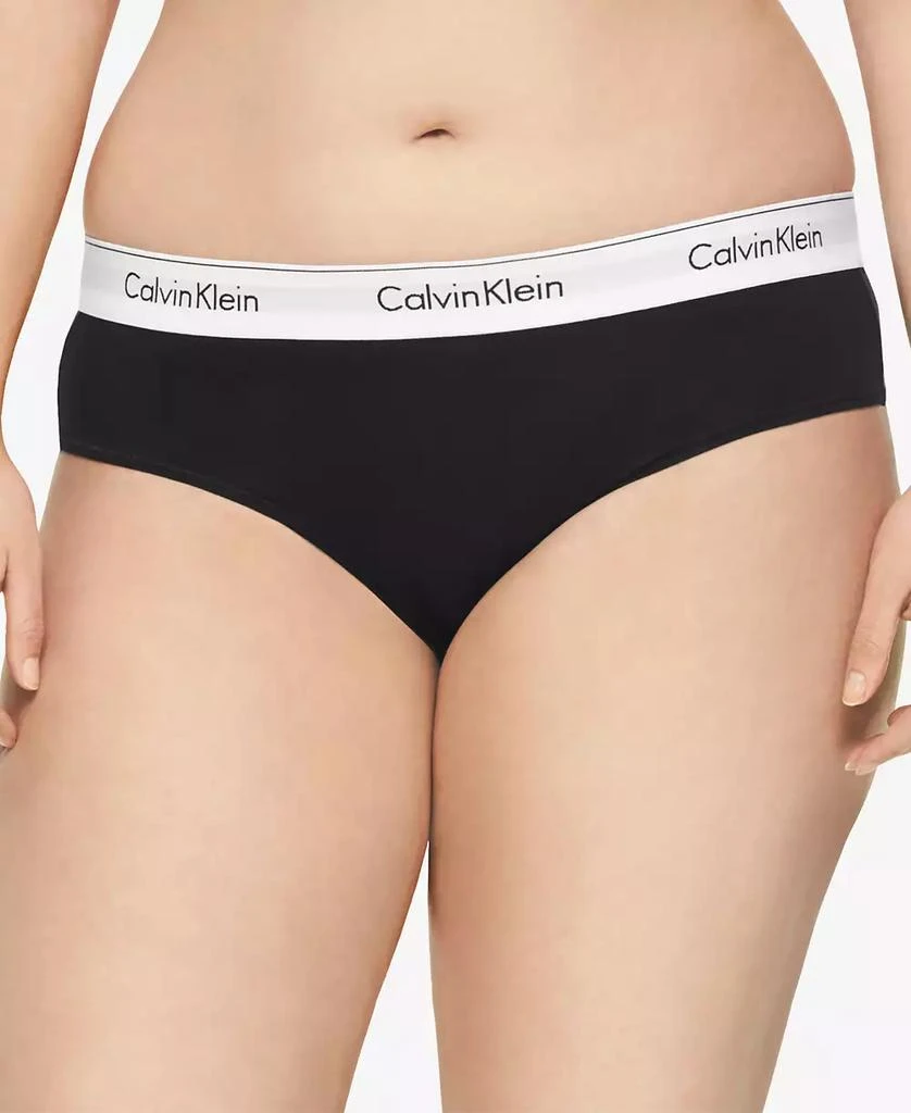 商品Calvin Klein|Plus Size Modern Cotton Logo Hipster Underwear QF5118,价格¥185,第1张图片