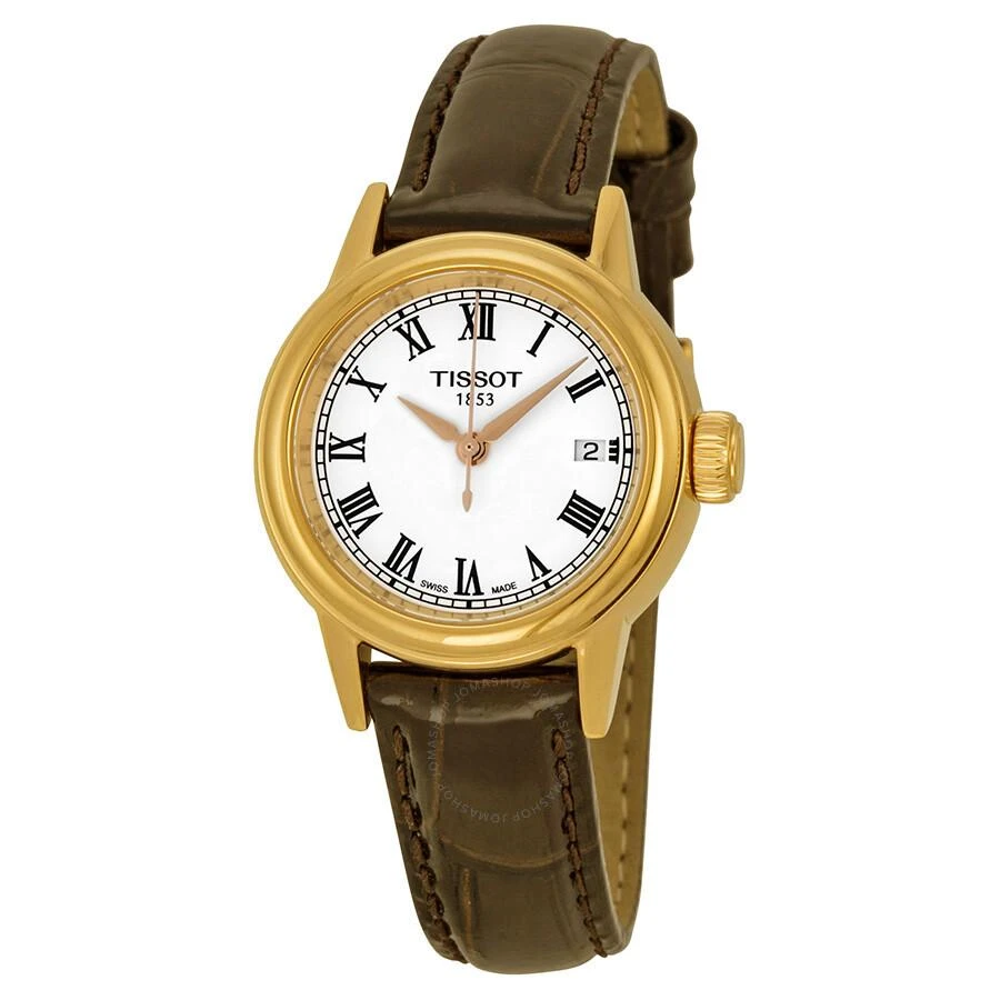 商品Tissot|卡森系列 真皮表带女士石英腕表 T0852103601300,价格¥1035,第1张图片