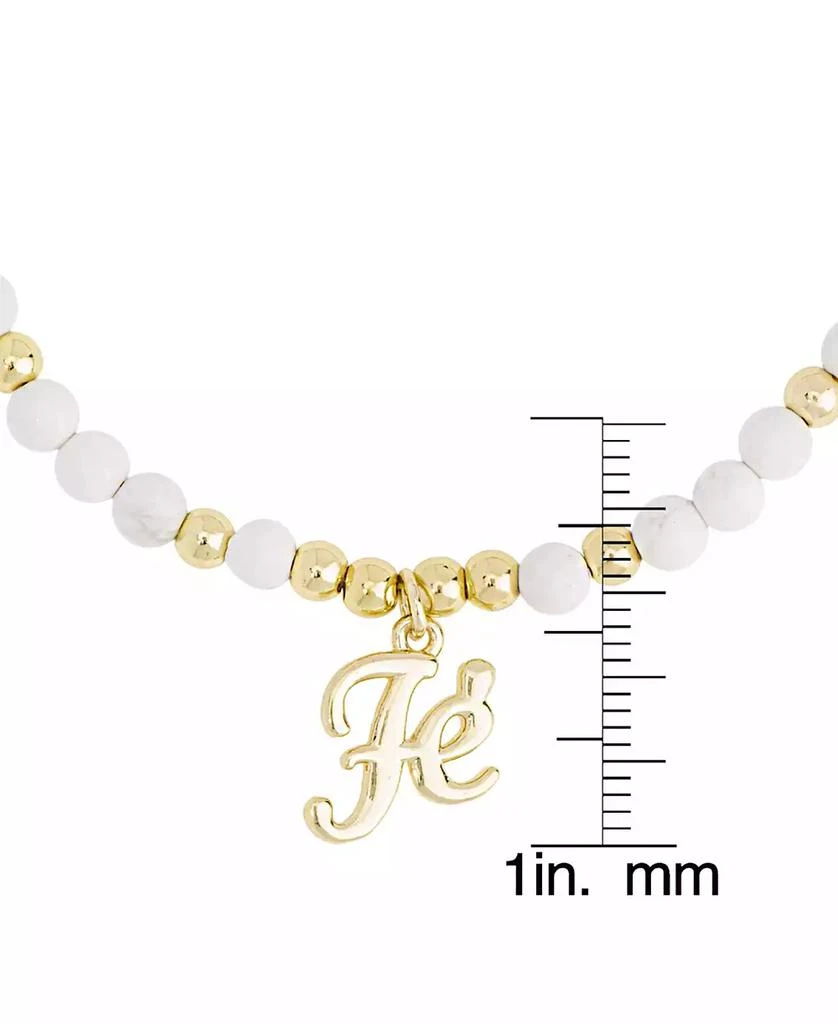 商品Macy's|14K Gold Plated Fe Faith Bead Bracelet,价格¥180,第2张图片详细描述