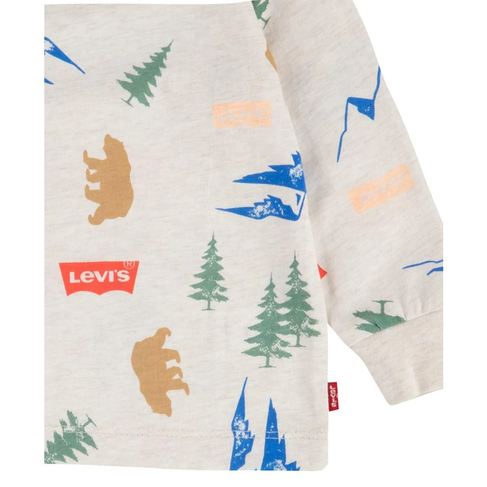 商品Levi's|Baby Boys Happy Camper T-shirt and Overall, 2 Piece Set,价格¥207,第4张图片详细描述