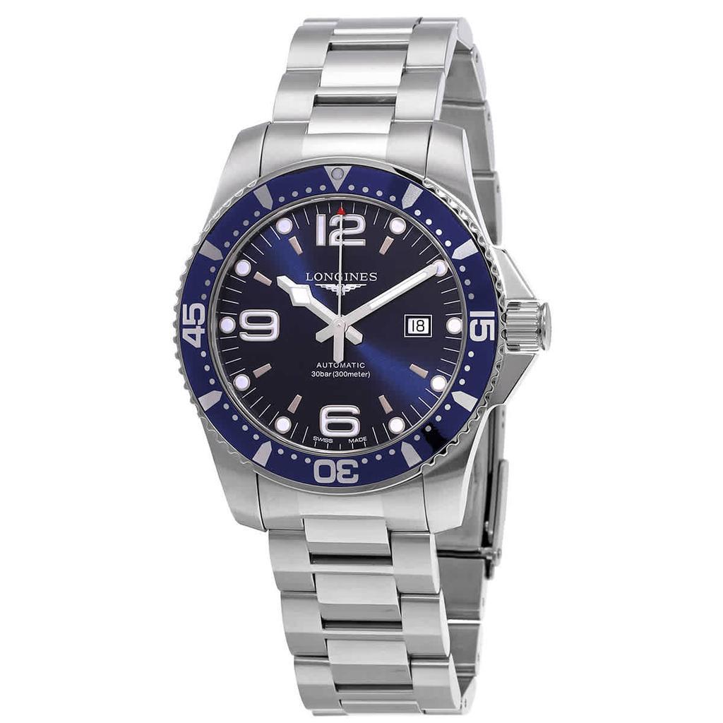 商品Longines|彭于晏同款 浪琴康卡斯潜水系列男士机械表44mm L38414966,价格¥6597,第1张图片