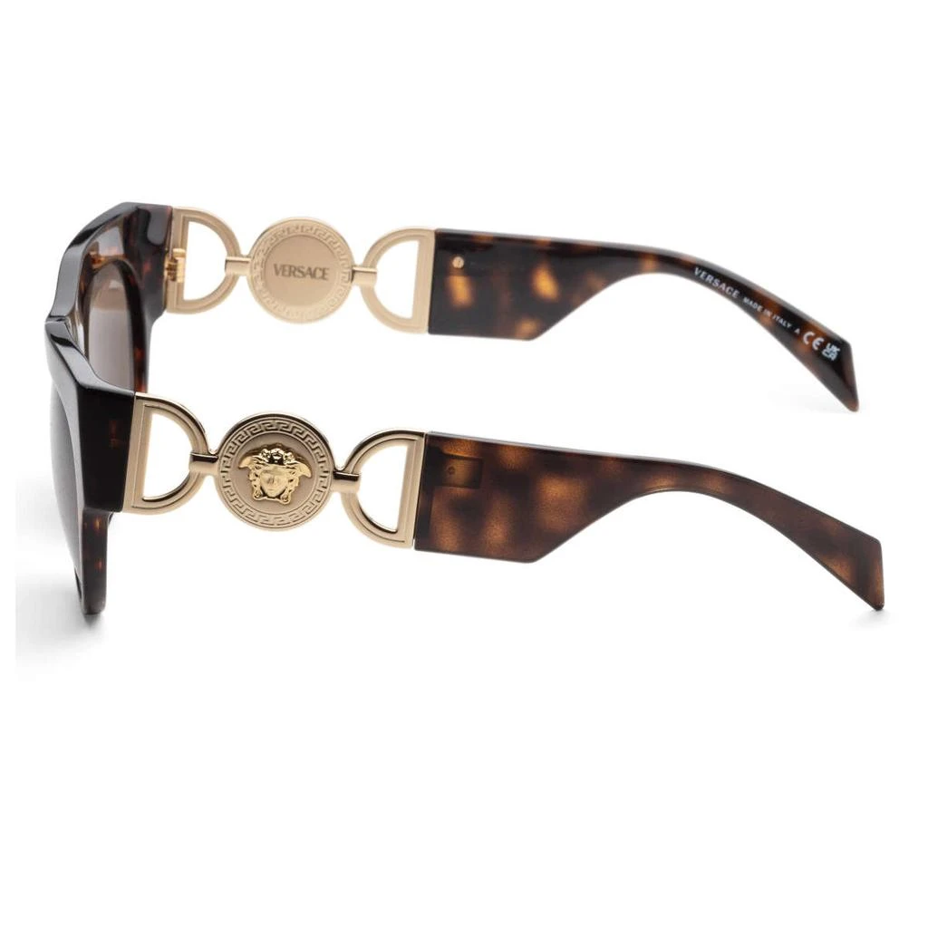 商品Versace|Versace Women's Brown Cat-Eye Sunglasses,价格¥949,第2张图片详细描述