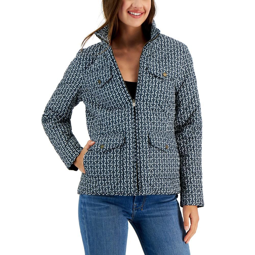 商品Tommy Hilfiger|Women's Quilted Stand-Collar Jacket,价格¥679,第6张图片详细描述