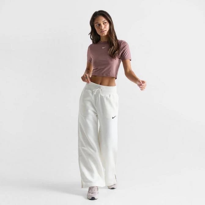 商品NIKE|Women's Nike Sportswear Phoenix Fleece High-Waisted Wide-Leg Sweatpants,价格¥447,第2张图片详细描述