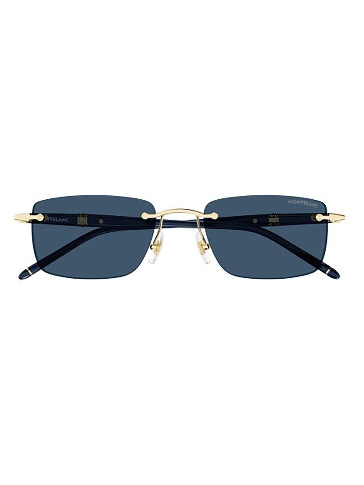 商品MontBlanc|Montblanc Eyewear Rectangle Frame Sunglasses,价格¥2418,第1张图片