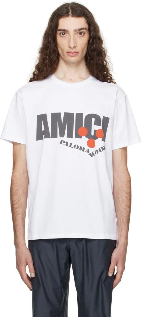 商品Paloma Wool|White 'Amici' T-shirt,价格¥929,第1张图片