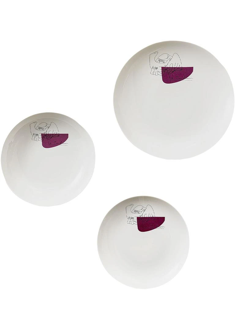 商品CASSINA|Set Of 2 Service Prunier Plates,价格¥1185,第4张图片详细描述