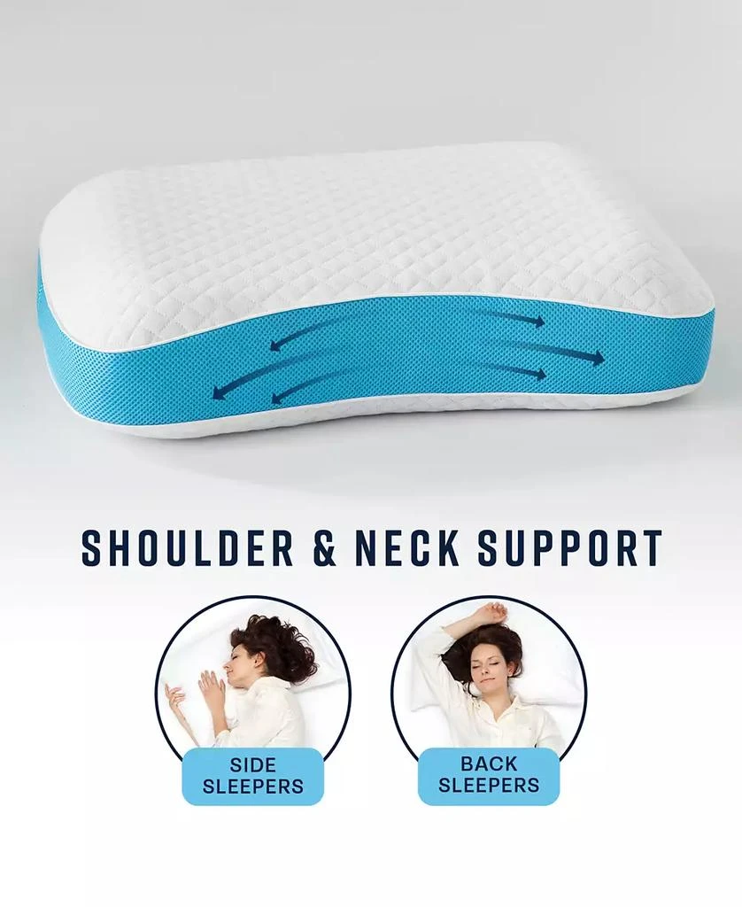 Side and Back Sleeper Gel-Infused Memory Foam Pillow 商品