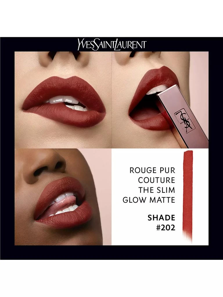 商品Yves Saint Laurent|The Slim Glow Matte Lipstick,价格¥292,第2张图片详细描述