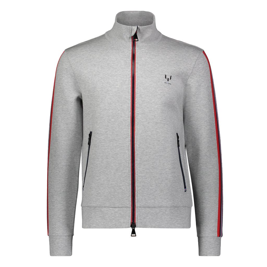 Messi Two Way Zip Knit Jacket - Heather Gray商品第1张图片规格展示