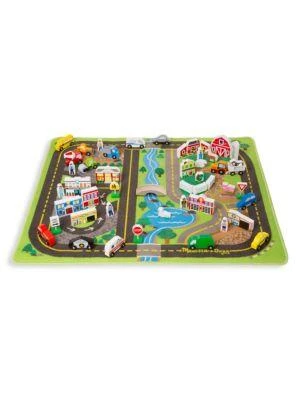 商品Melissa & Doug|Deluxe Road Rug Play Set,价格¥834,第1张图片