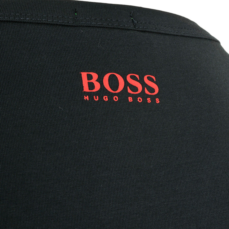 Hugo Boss 雨果博斯 男士深蓝色棉氨纶印花短袖 TEE6-50325611-410商品第2张图片规格展示