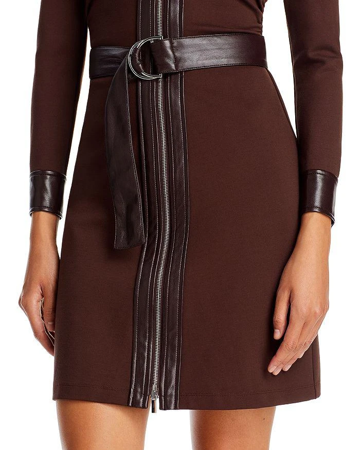 Jayda Faux Leather Trim Dress 商品