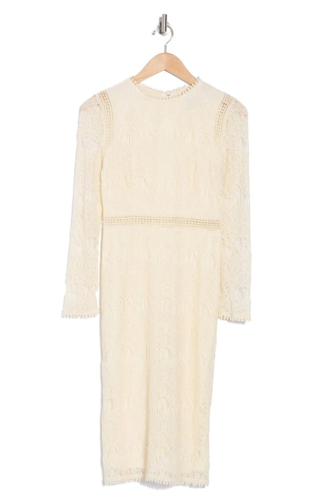 Lace Long Sleeve Midi Dress 商品