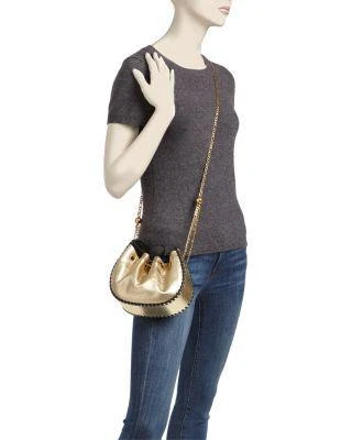 商品Marc Jacobs|MARC JACOBS Sway 54 Metallic Leather Bucket Bag,价格¥2383,第2张图片详细描述