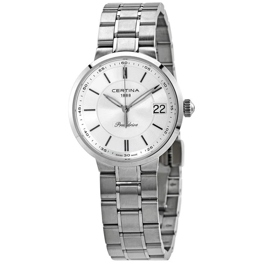 商品Certina|DS Stella Silver Dial Stainless Steel Ladies Watch C0312101103100,价格¥1154,第1张图片