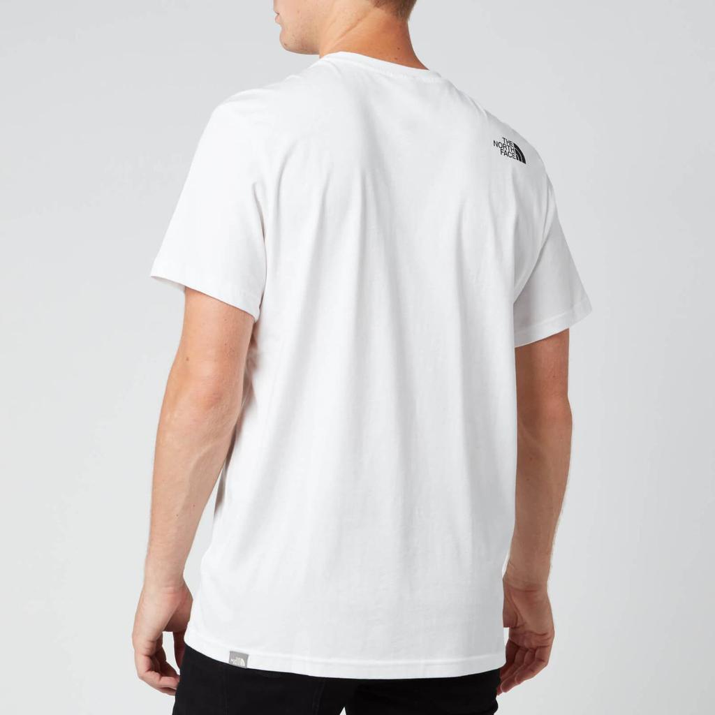 The North Face Men's Simple Dome Short Sleeve T恤- TNF White商品第2张图片规格展示