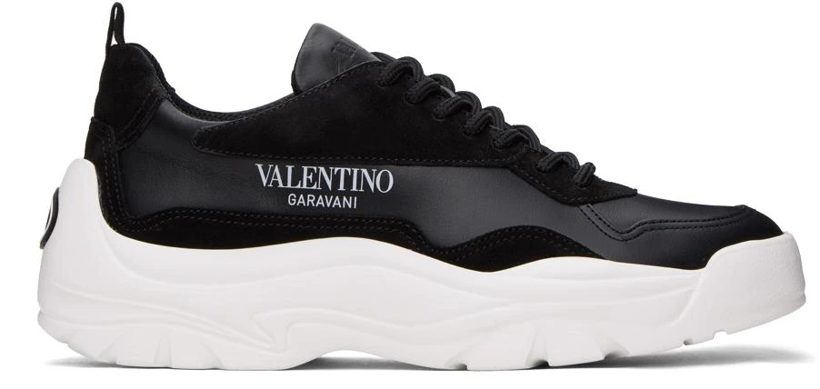 商品Valentino|Black Gumboy Calfskin Sneakers,价格¥6821,第1张图片