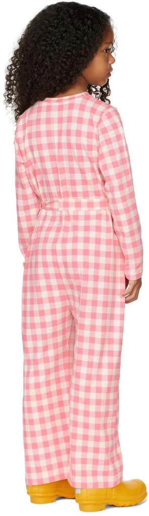 商品Mini Rodini|Kids Pink Gingham Check Jumpsuit,价格¥601,第3张图片详细描述