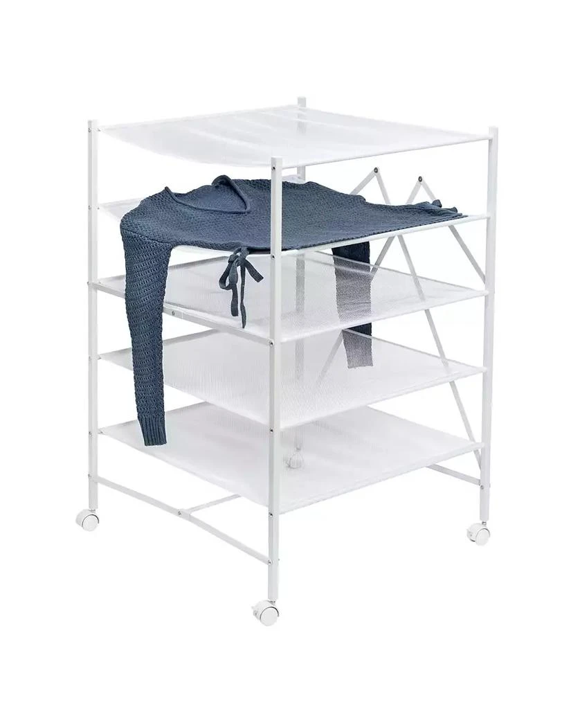 5-Tier Collapsible Rolling Clothes Drying Rack 商品