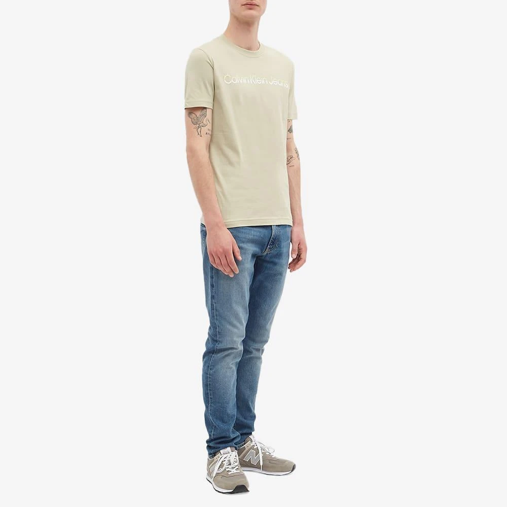 商品Calvin Klein|Calvin Klein Mixed Institutional T-Shirt,价格¥146,第4张图片详细描述