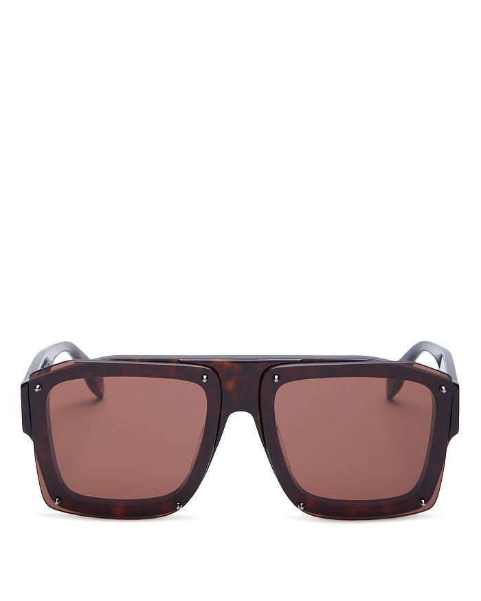 商品Alexander McQueen|Unisex Square Sunglasses, 62mm,价格¥3575,第3张图片详细描述