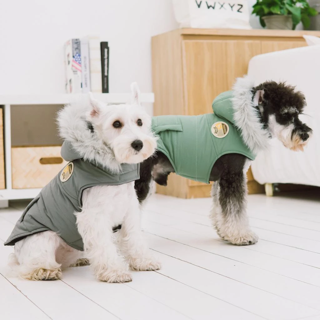 商品Touchdog|Touchdog 'Eskimo-Swag' Duck-Down Insulated Winter Dog Coat Parka,价格¥322,第4张图片详细描述