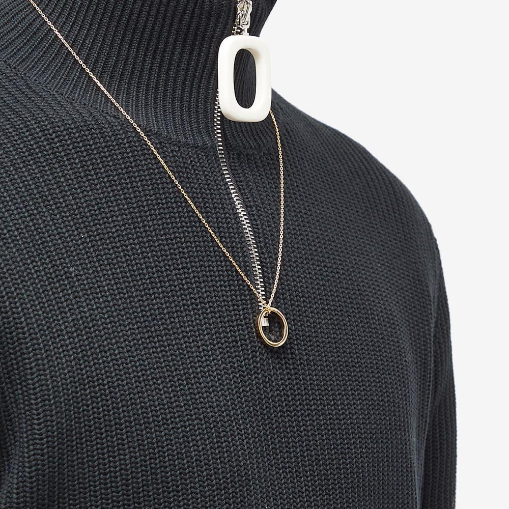 商品MAISON MARGIELA|Maison Margiela Logo Ring Necklace,价格¥3220,第7张图片详细描述