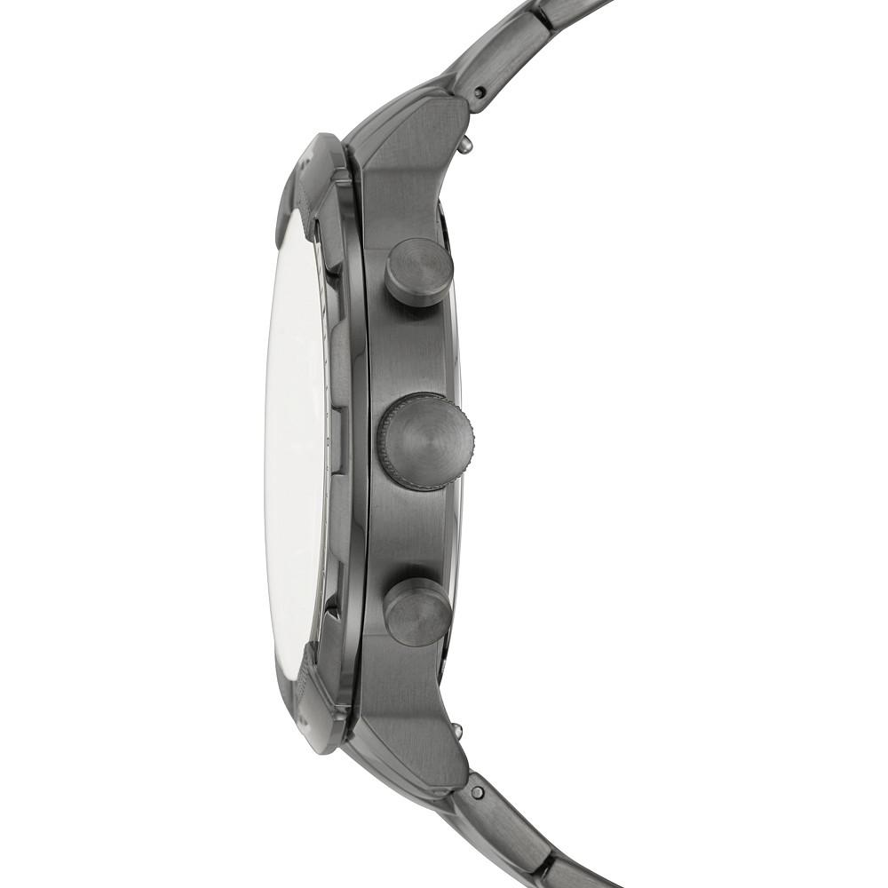 Men's Chronograph Bronson Smoke Gray Stainless Steel Bracelet Watch 50mm商品第2张图片规格展示