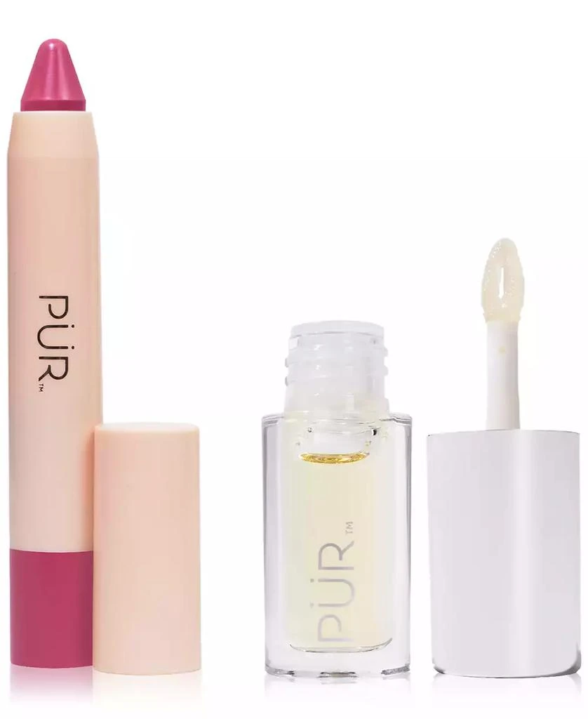 商品PÜR|2-Pc. The Lip Combo Lip Pencil & Lip Oil Set,价格¥150,第1张图片