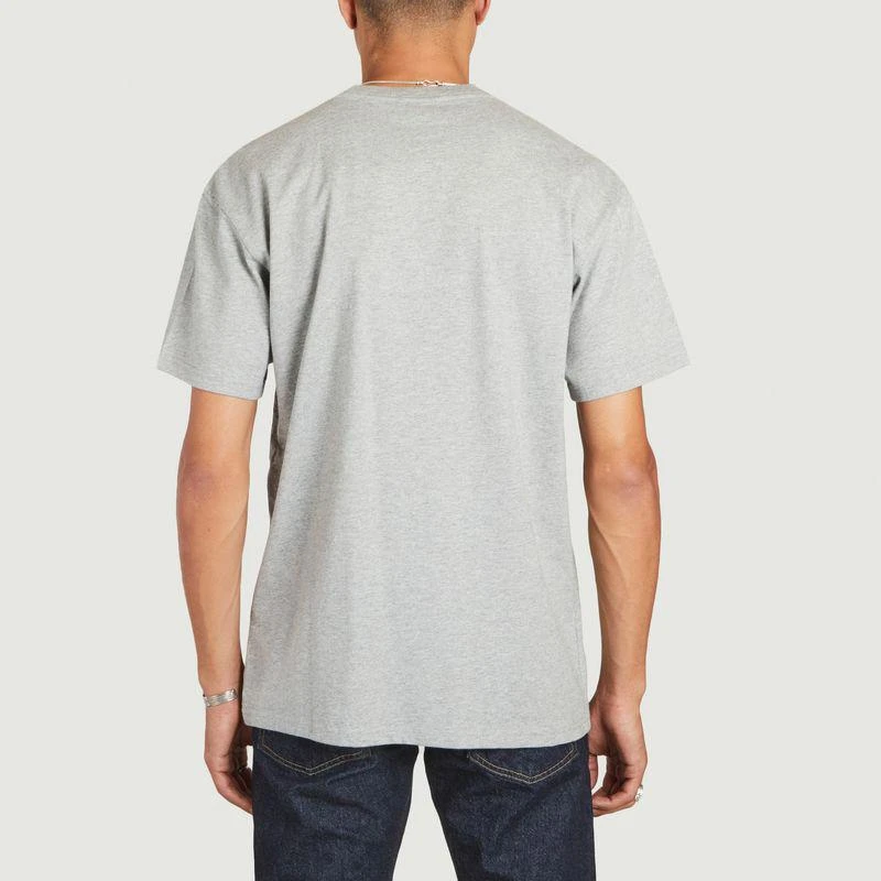 商品Carhartt|T-Shirt S/S Chase Grey Heather Gold CARHARTT WIP,价格¥330,第3张图片详细描述