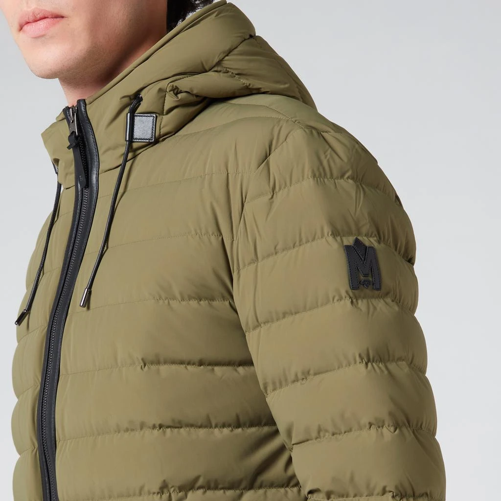 商品Mackage|Mackage Men's Mike Stretch Lightweight Down Jacket With Hood - Olive,价格¥2607,第4张图片详细描述