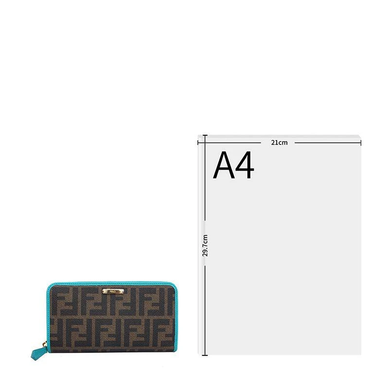 商品Fendi|香港直邮FENDI芬迪女士棕色长款钱包潮流时尚8M0299GRPF0P3N,价格¥4270,第6张图片详细描述
