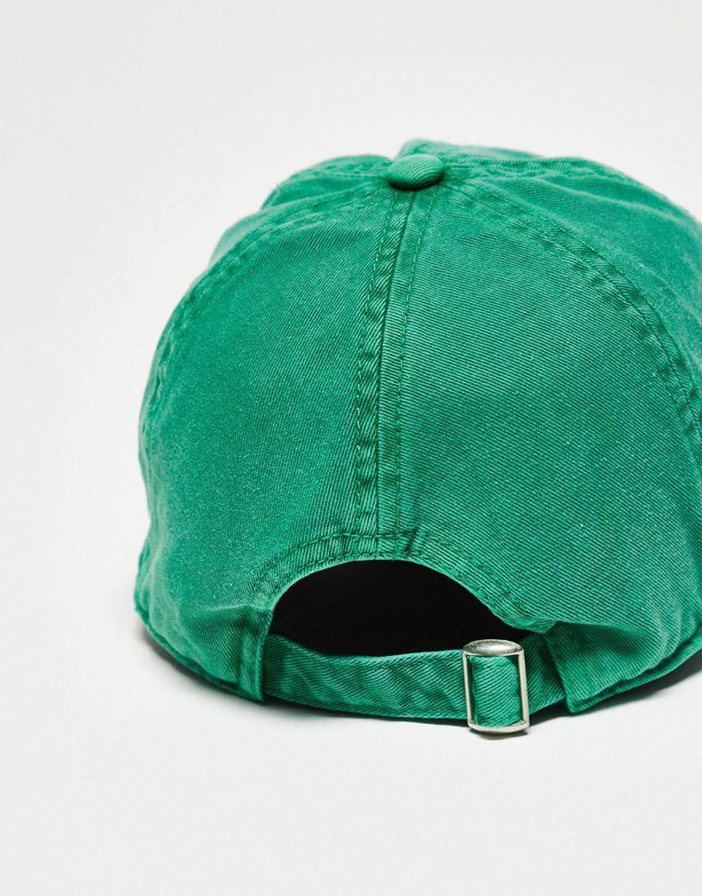 商品Topshop|Topshop graphic city cap in green,价格¥141,第6张图片详细描述