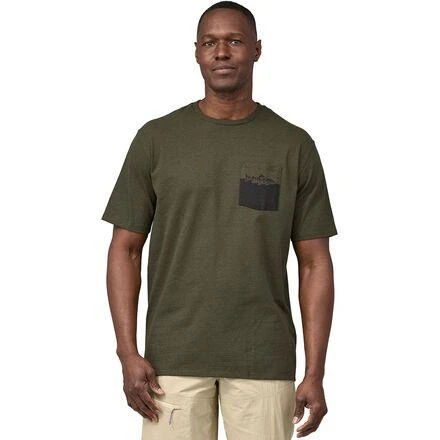 商品Patagonia|Wild Waterline Pocket Responsibili-Tee - Men's,价格¥260,第4张图片详细描述