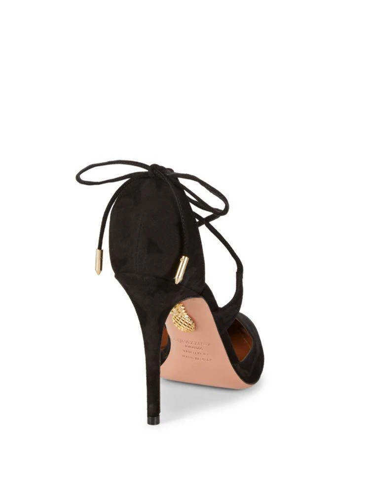商品Aquazzura|Matilde 麂皮尖头高跟鞋,价格¥1576,第2张图片详细描述