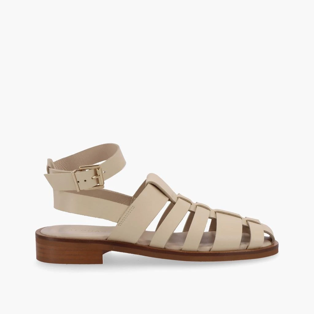 商品ALOHAS|Perry Cream Leather Sandals,价格¥953,第1张图片