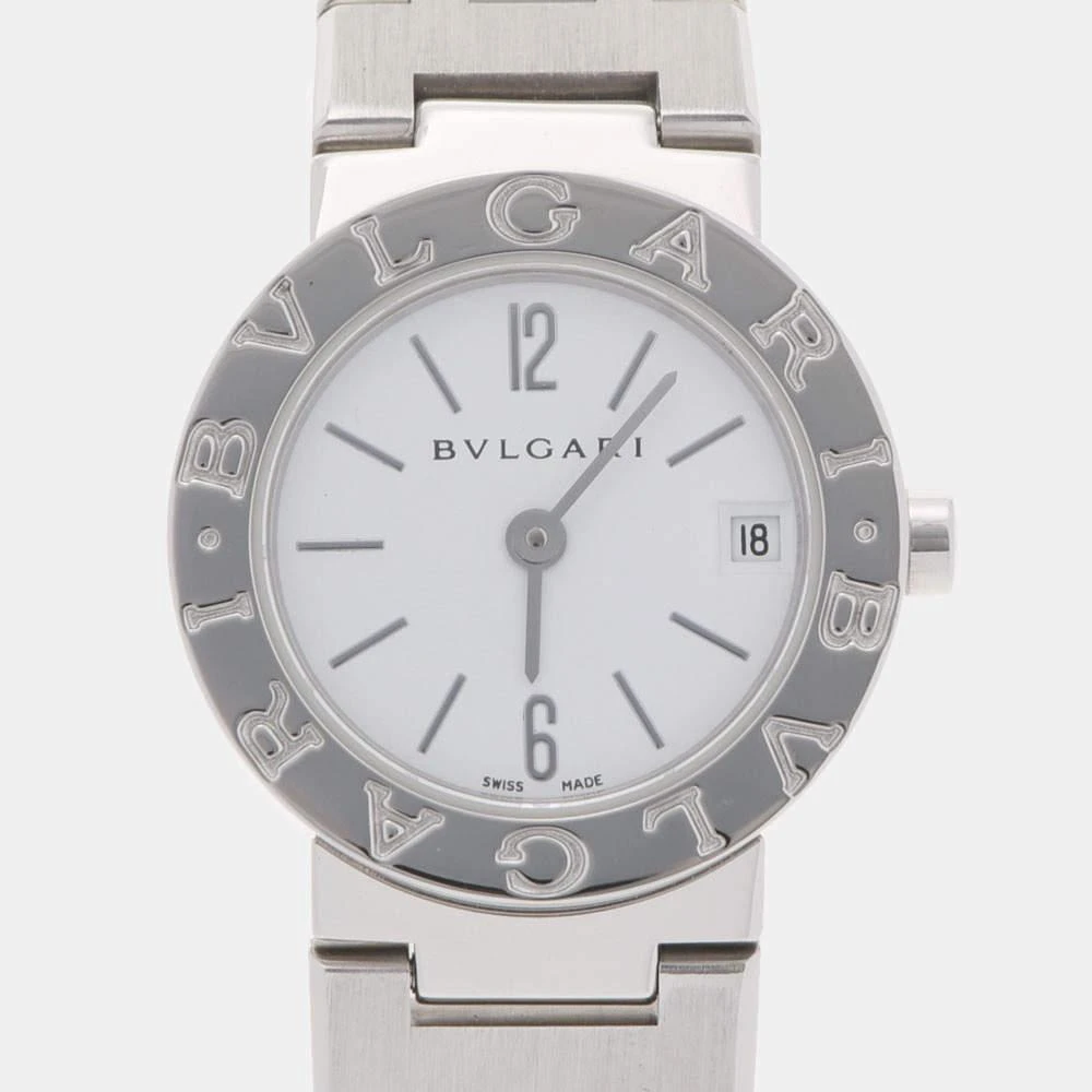 商品[二手商品] BVLGARI|Bvlgari white Stainless Steel Bvlgari BB23SS Women's Wristwatch 23 MM,价格¥9350,第1张图片
