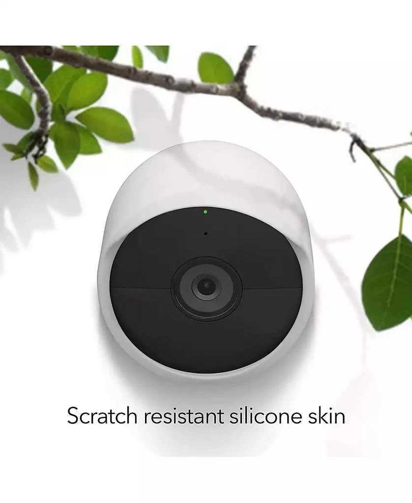 商品Wasserstein|Wasserstein Protective Cover Compatible with Cam Outdoor or Indoor, Battery - Protective Silicone Cover for Your Camera (1 Pack/White),价格¥142,第2张图片详细描述