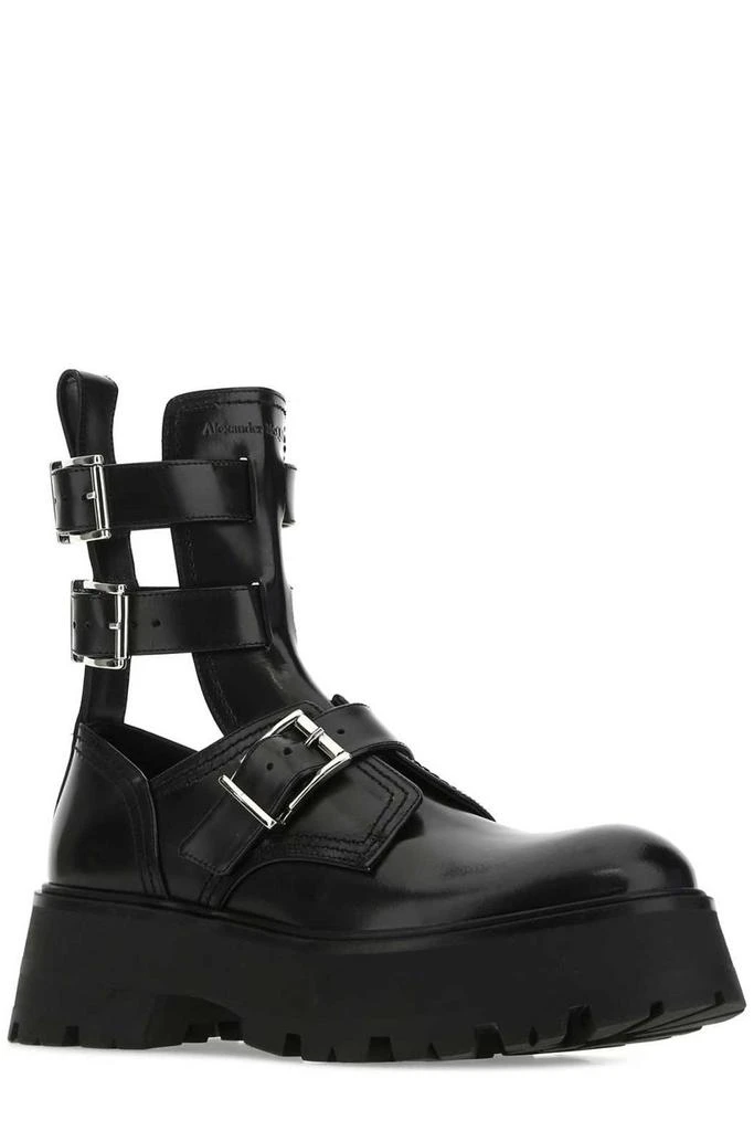 商品Alexander McQueen|Alexander McQueen Rave Buckle Boots,价格¥3782,第2张图片详细描述