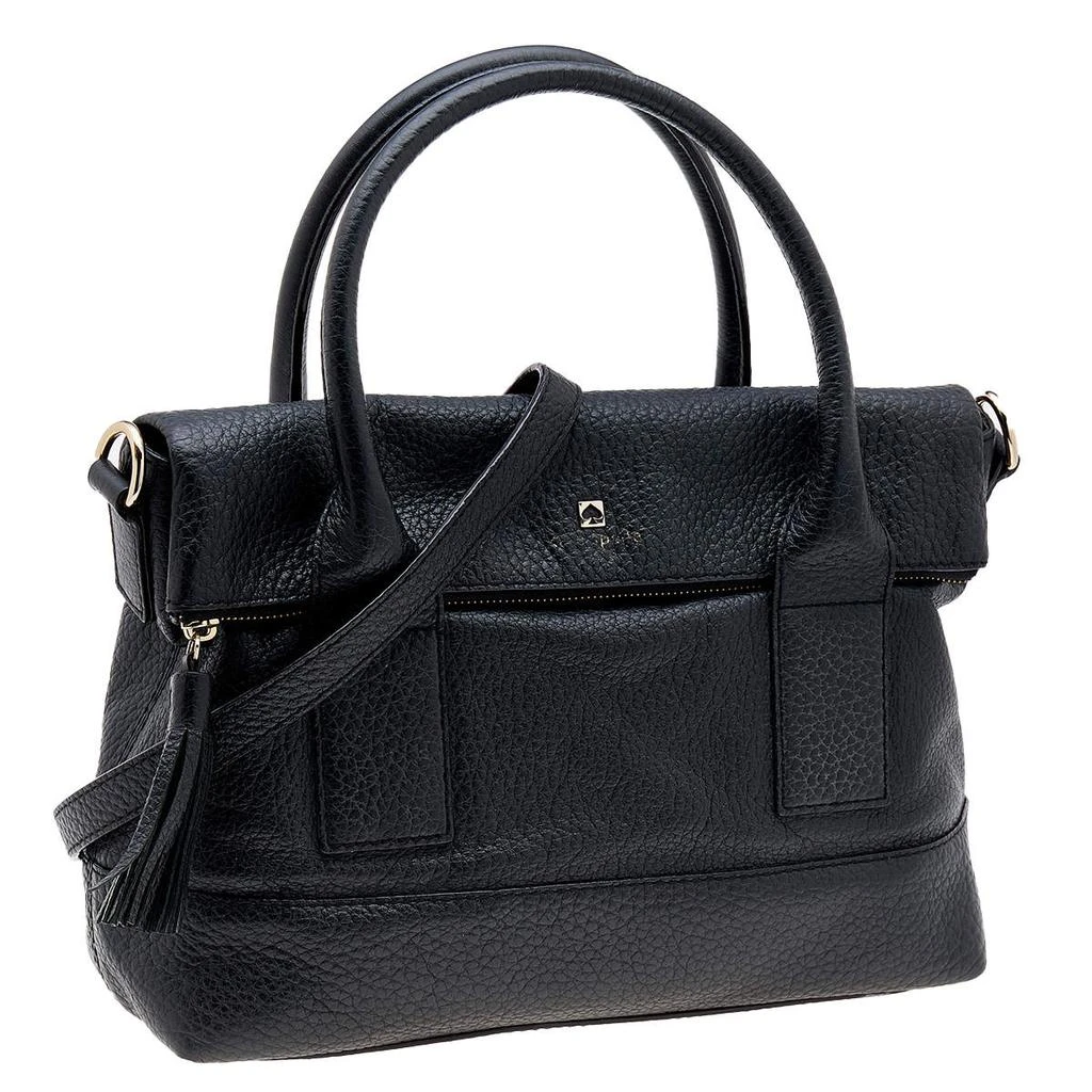 商品[二手商品] Kate Spade|Kate Spade Black Leather Top Handle Bag,价格¥805,第3张图片详细描述